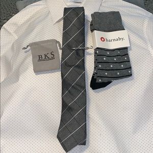 Men’s Englishman Trio Accessories Tie Socks & Clip